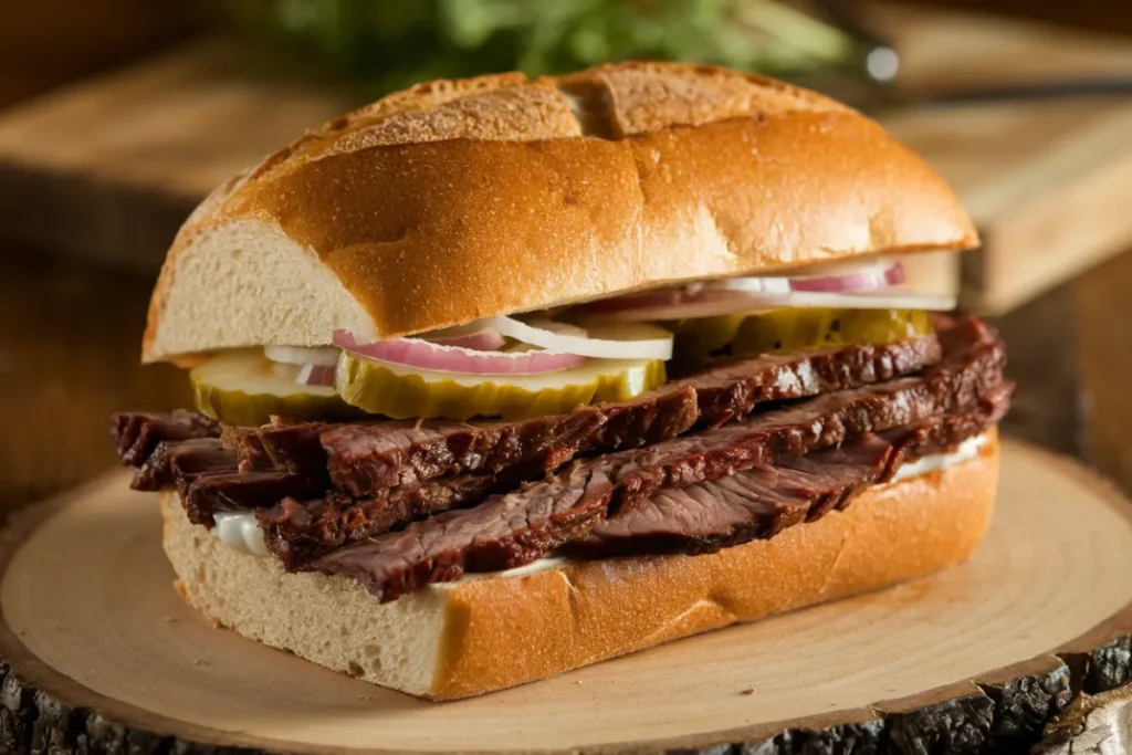 brisket sandwich